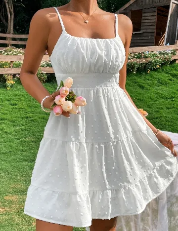 Rochie scurta SHEIN, alb
