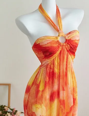 Rochie lunga SHEIN, portocaliu