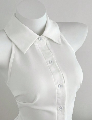 Rochie scurta SHEIN, alb