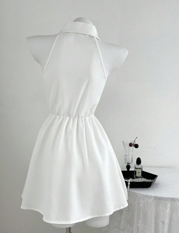 Rochie scurta SHEIN, alb