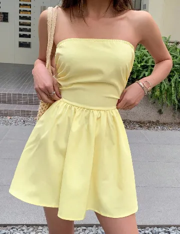 Rochie scurta SHEIN, galben