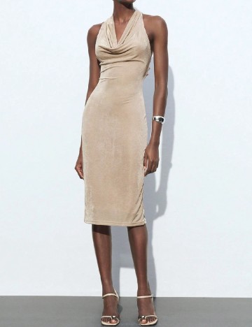 Rochie medie SHEIN, maro
