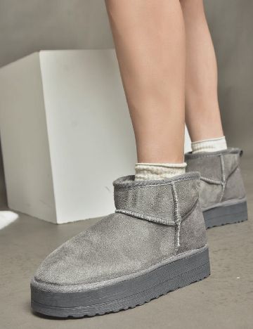 Ghete Fox Shoes, gri