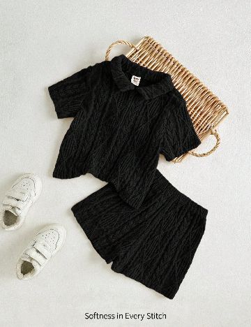 Compleu Cozy Pixies, negru