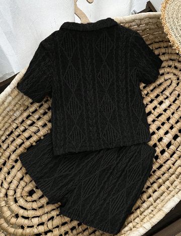 Compleu Cozy Pixies, negru