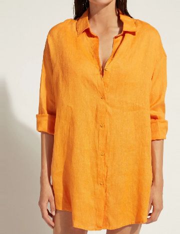 Camasa Oversize Calzedonia, portocaliu
