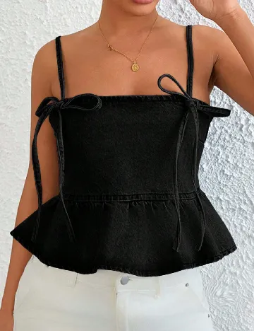 Top SHEIN, negru