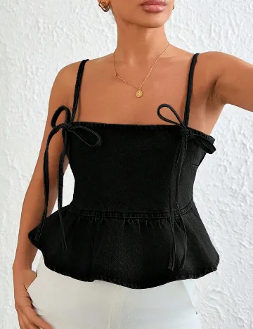 Top SHEIN, negru