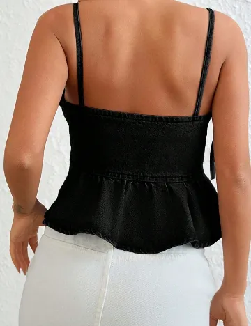 Top SHEIN, negru