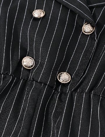 Salopeta Shein Kids, negru