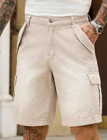 Pantaloni scurti SHEIN, bej