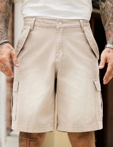 Pantaloni scurti SHEIN, bej