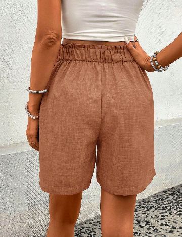 Pantaloni scurti SHEIN, maro