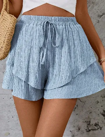 Pantaloni scurti SHEIN, albastru