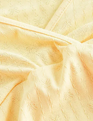 Top SHEIN CURVE, galben