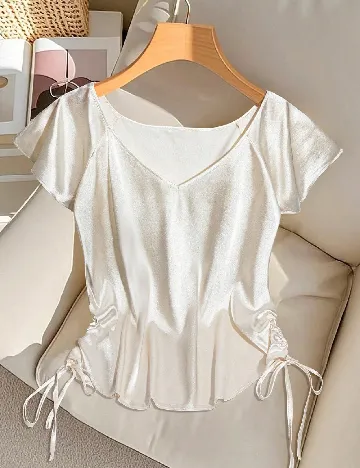 Bluza SHEIN CURVE, crem