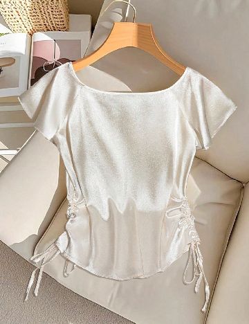 Bluza SHEIN CURVE, crem