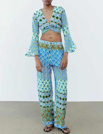 Top Zara, mix culori