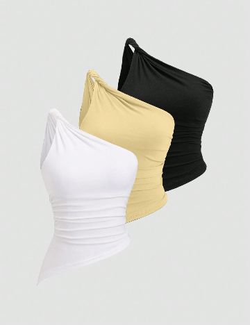 Set topuri 3 bucati SHEIN, mix culori