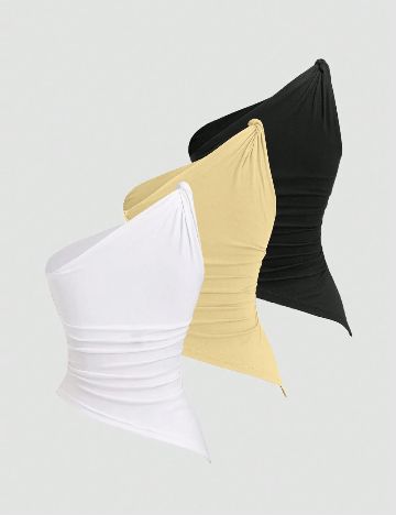 Set topuri 3 bucati SHEIN, mix culori