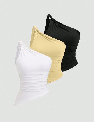 Set topuri 3 bucati SHEIN, mix culori