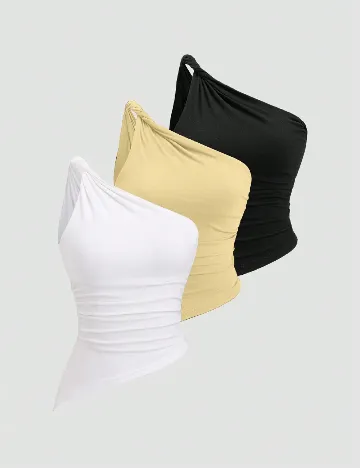 Set topuri 3 bucati SHEIN, mix culori