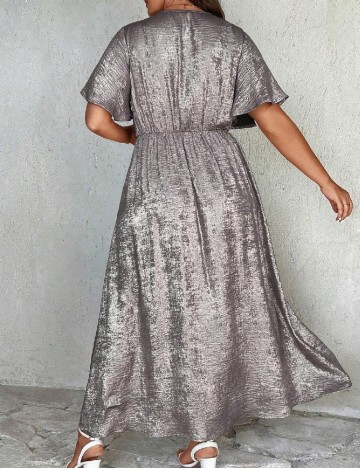 Rochie medie SHEIN CURVE, gri