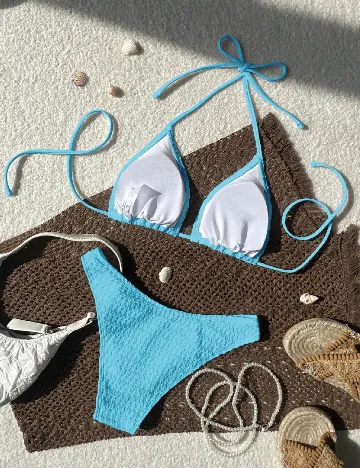 Costum de baie SHEIN, albastru