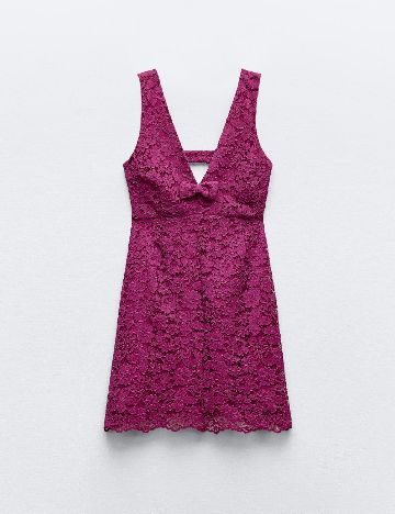 Rochie scurta Zara, fucsia