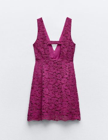 Rochie scurta Zara, fucsia