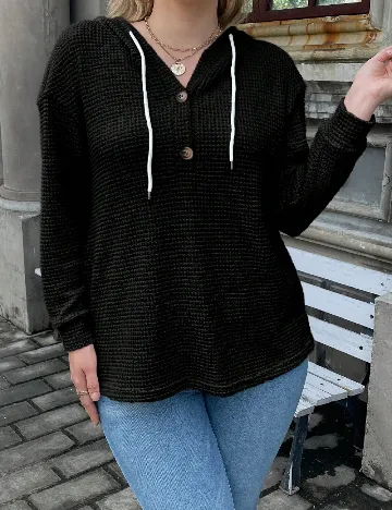 Bluza SHEIN CURVE, negru