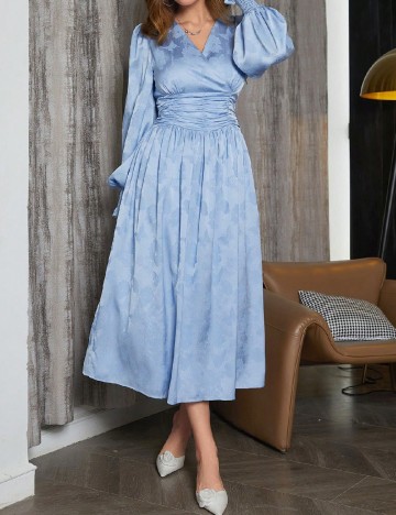 Rochie medie SHEIN, albastru