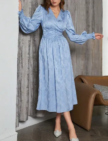 Rochie medie SHEIN, albastru