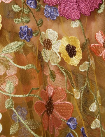 Rochie lunga Aveloria, galben