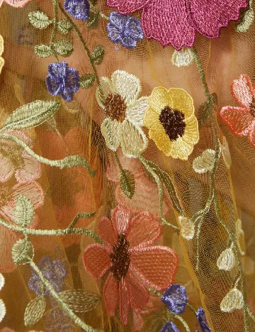 Rochie lunga Aveloria, galben