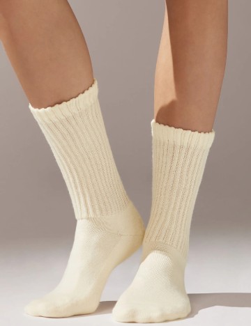 Sosete Calzedonia, crem