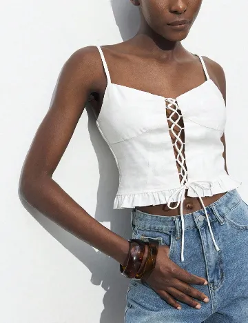 Top SHEIN, alb