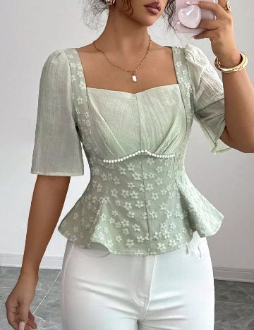 Bluza SHEIN, verde