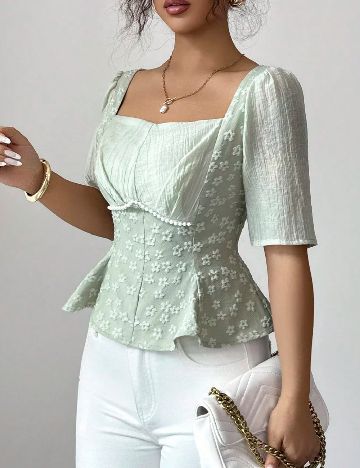 Bluza SHEIN, verde