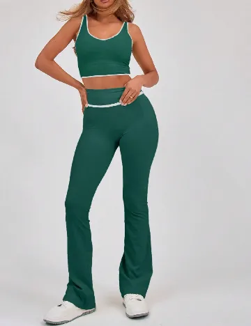 Pantaloni Musera, verde