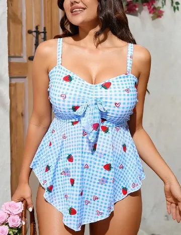 Costum de baie SHEIN CURVE, mix culori