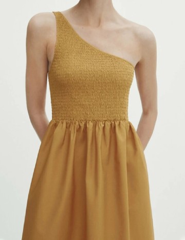Rochie medie Massimo Dutti, maro