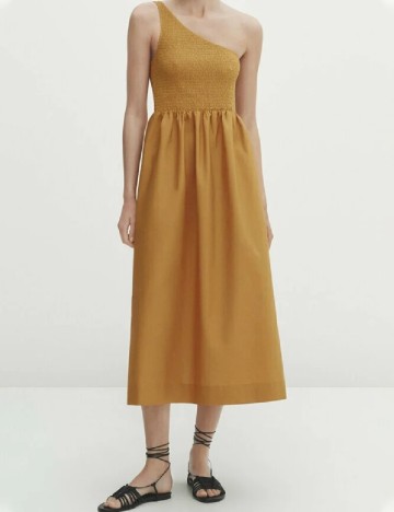 Rochie medie Massimo Dutti, maro