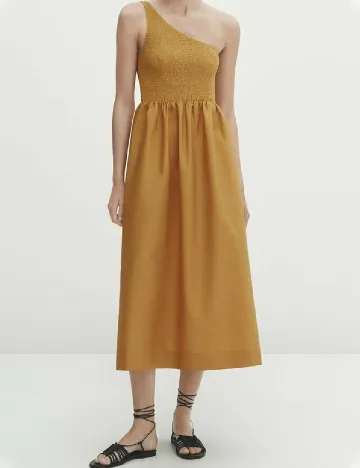 Rochie medie Massimo Dutti, maro
