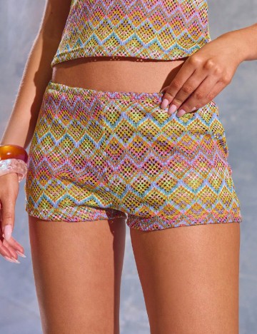 Pantaloni scurti Musera, mix culori