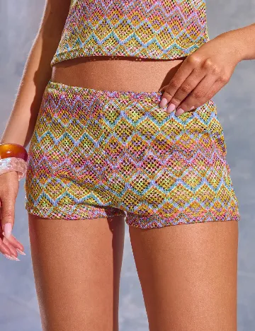 Pantaloni scurti Musera, mix culori