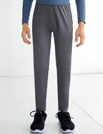Pantaloni Shein Kids, gri