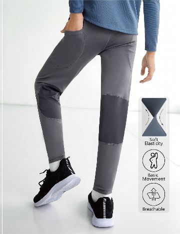 Pantaloni Shein Kids, gri