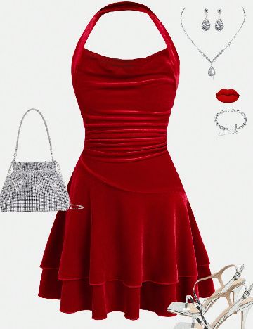 Rochie Shein Kids, rosu
