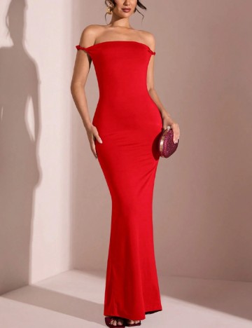 Rochie lunga SHEIN, rosu